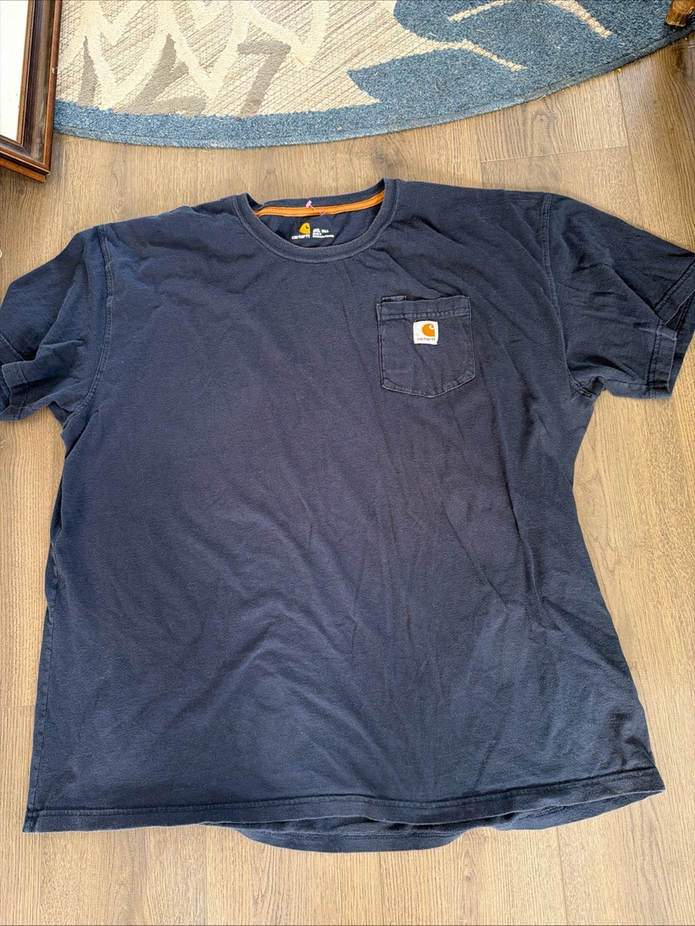 Carhartt Men’s Navy Pocket T-Shirt 3XL Tall